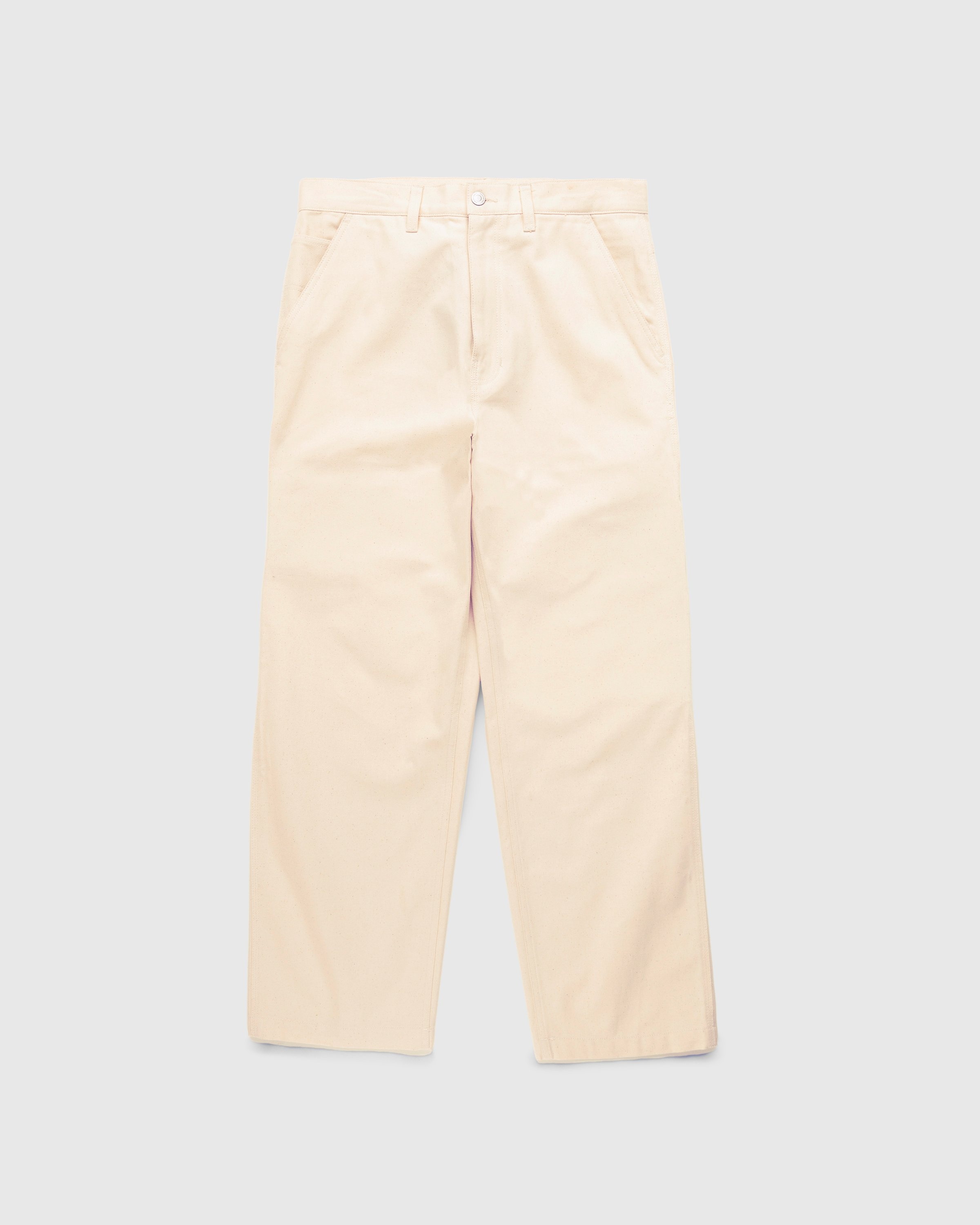 Highsnobiety HIGHArt Mixed Panel Canvas Painter Pants Off White